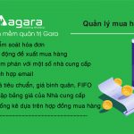 Tính năng quản lý mua hàng trong phần mềm quản trị AGARA